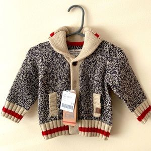Roots (Canada) Shawl Cardigan baby size 3-6 mos